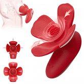 Rose kneader 10 Vibra kaj Pinĉa Mama Stimulilo kun Petala Knedado